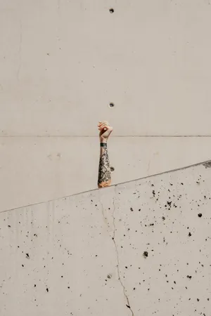 A Closeup Of A White Marble Countertop Wallpaper