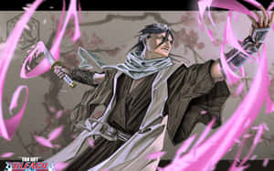 A Closeup Of Byakuya Kuchiki Wallpaper