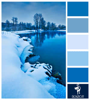 A Closeup Of Intriguing Ice Blue Wallpaper