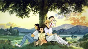 A Collage Of Beloved Hayao Miyazaki Films Wallpaper