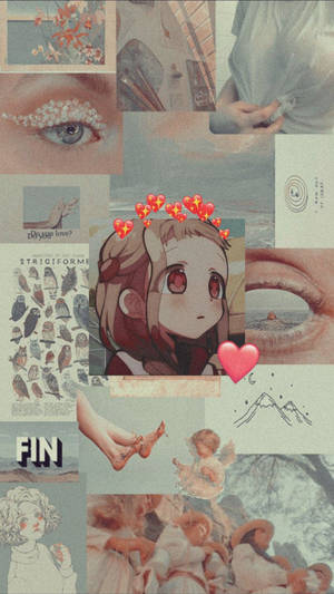 A Collage Of Pictures With The Words Fin Wallpaper