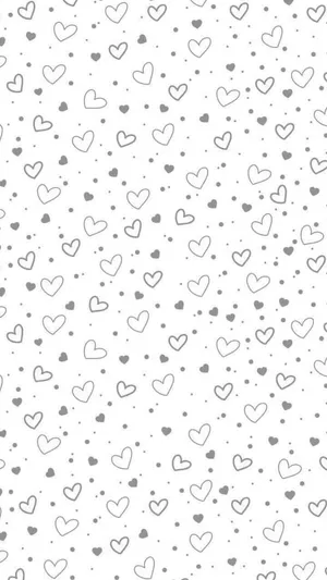 A Collection Of Adorable Colorful Hearts Wallpaper