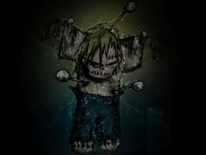 A Collection Of Handmade Voodoo Dolls With Various Expressions And Decorations Wallpaper