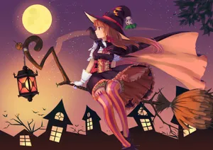 A Collection Of Witch Hats Wallpaper