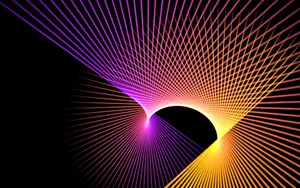 A Colorful Abstract Background With A Rainbow Colored Light Wallpaper