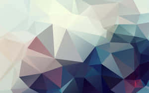 A Colorful Abstract Background With Triangles Wallpaper