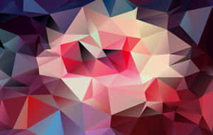 A Colorful Abstract Background With Triangles Wallpaper