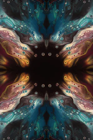 A Colorful Abstract Pattern Wallpaper