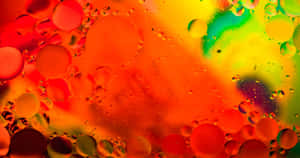 A Colorful Background With Water Drops Wallpaper
