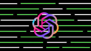 A Colorful Logo With A Rainbow Background Wallpaper