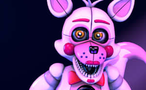 A Colorful Rendition Of Funtime Foxy Entertaining At A Party Wallpaper