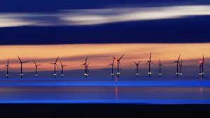 A Colorful Renewable Energy Landscape Wallpaper