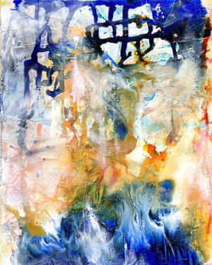 A Colorful Windmill That Blends Digital And Traditional Art Wallpaper