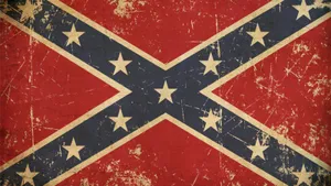 A Confederate Flag With Stars And Stripes Wallpaper