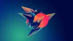 A Cool 3d Image Of An Abstract Shape Wallpaper