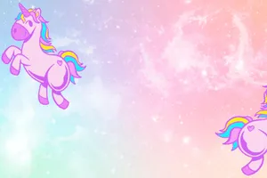 A Cool And Colorful Unicorn Wallpaper