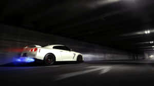 A Cool Nissan Skyline Gray Car Wallpaper