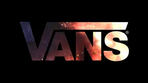 A Cool Vans Logo On A Dark Background Wallpaper