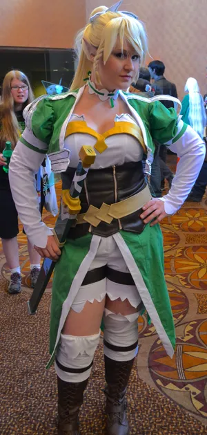 A Cosplayer Embodies The Spirit Of Kazuto Kirigaya, Also Known As Kirito, From Sword Art Online. Wallpaper