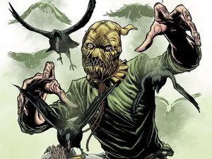 A Couple Of Fearsome Scarecrows Keeping Watch Wallpaper