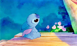 A Cute Baby Stitch Wallpaper