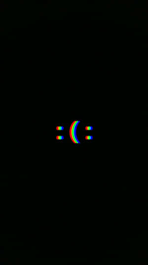 A Cute Digital Glitch Wallpaper