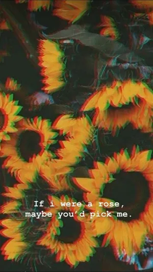 A Cute Glitch On A Colorful Background Wallpaper