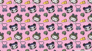 A Cute Kawaii Soldier Pattern Wallpaper