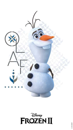 A Cute Olaf With His Signature Smile! Wallpaper