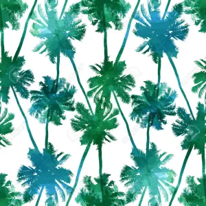 A Cute Palm Tree Surrounded By Beach Sand Wallpaper
