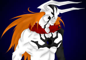 “a Dark And Mysterious Image Of A Hollow From The World Of Bleach