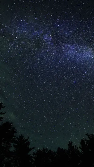 A Dark Blue Star Wallpaper