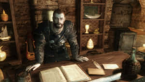 A Dashing Thief In The World Of Skyrim - Brynjolf Wallpaper