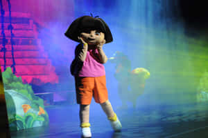 A Day Of Fun Adventures With Dora Wallpaper