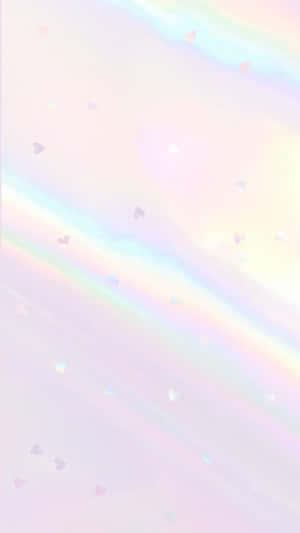 A Dazzling Display Of A White Rainbow Near The Horizon. Wallpaper