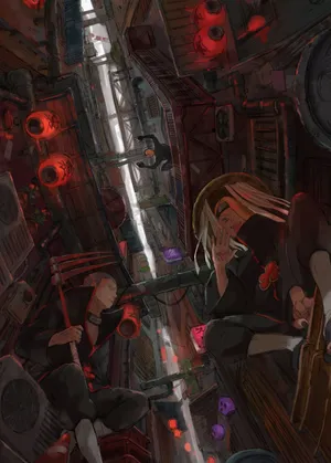 A Dazzling Movie Poster Featuring Members Of The Akatsuki