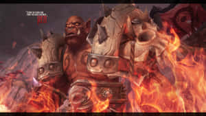 A Defining Moment - Grom Hellscream Wielding Gorehowl Wallpaper