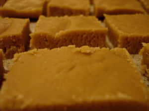 A Delicious Batch Of Homemade Penuche Fudge Wallpaper