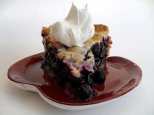 A Delicious Blueberry Pie Wallpaper