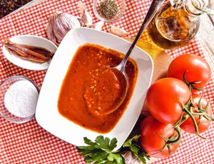A Delicious Bowl Of Red Sauce Wallpaper