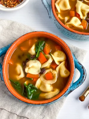 A Delicious Bowl Of Rich, Flavourful Black Bean Soup. Wallpaper