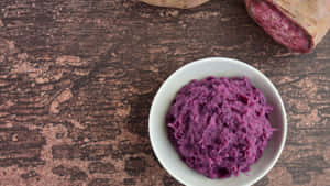 A Delicious Snack Made With Purple Sweet Potato Wallpaper