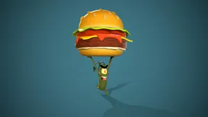 A Delightful Krabby Patty Feast Wallpaper