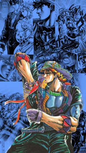 A Determined And Powerful Jonathan Joestar Wallpaper