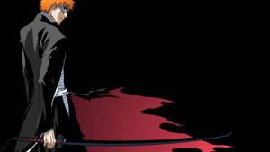 A Determined Ichigo Kurosaki From The Anime And Manga Series, Bleach Wallpaper