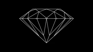 A Diamond On A Black Background Wallpaper