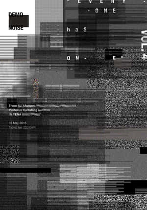 A Digital Recording Of White Noise Wallpaper