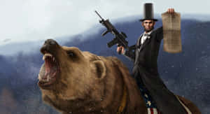 A Diverse Crowd Casting Votes On Election Day Wallpaper