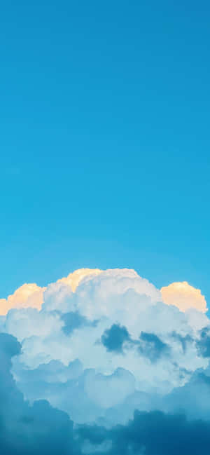 A Dreamy Aesthetic Of Soft White Clouds Wallpaper