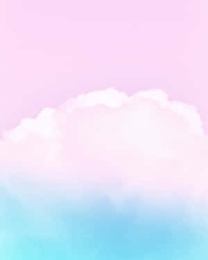 A Dreamy Pastel Pink And Purple Scene Wallpaper